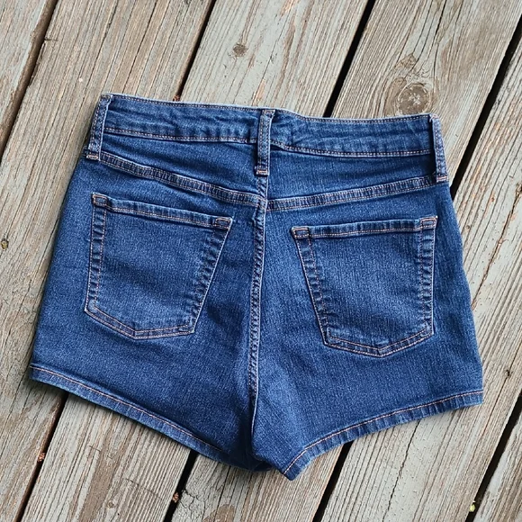Wild Fable Blue Jean Shorts Distressed Cut-Off Style - Picture 1 of 6